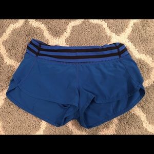 Size 4 Royal Blue Lululemon Speed Short in EUC